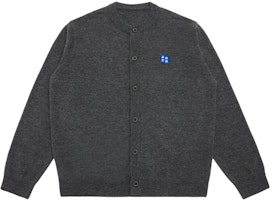 (Women) ADER ERROR Charcoal Grey Cardigan Sweater with Patch Detail. BMSGFYKT0702CC (Women) ADER ERROR Charcoal Grey Cardigan Sweater with Patch Detail. BMSGFYKT0702CC