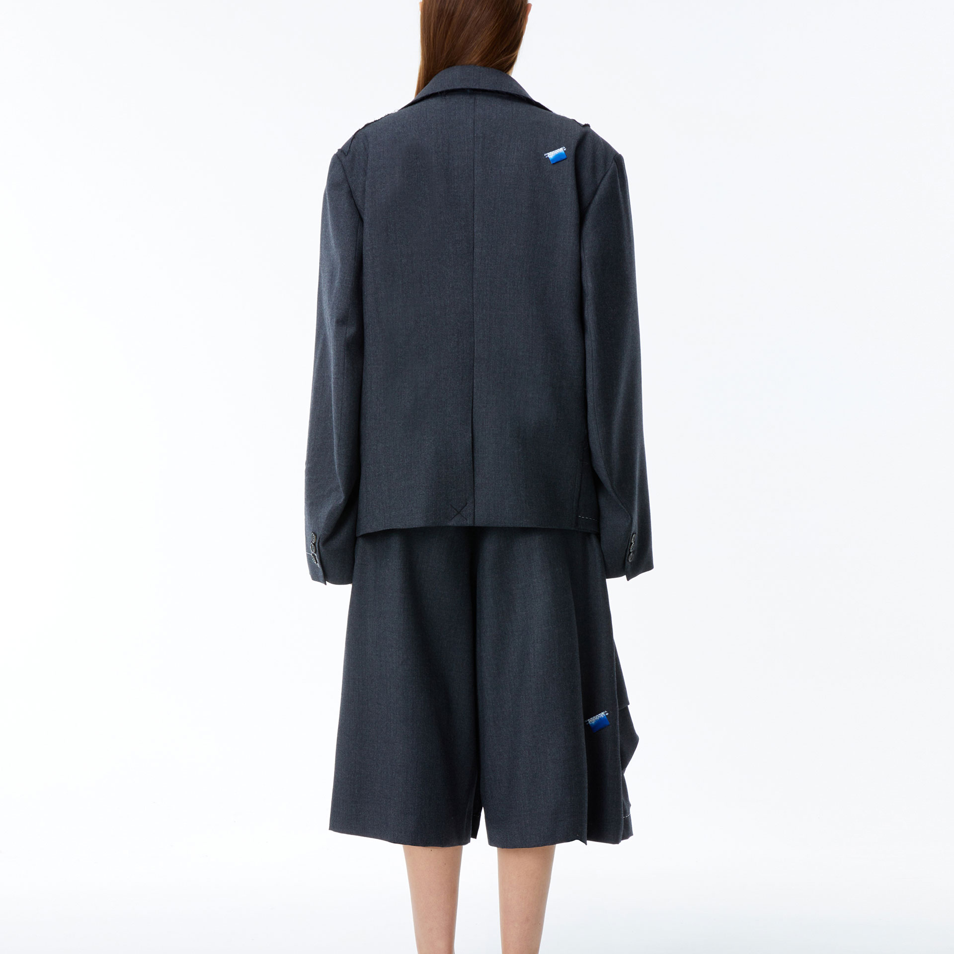 Shop (W) ADER ERROR 宽松褶皱细节西装外套 灰色 BN01SSBZ0204GR