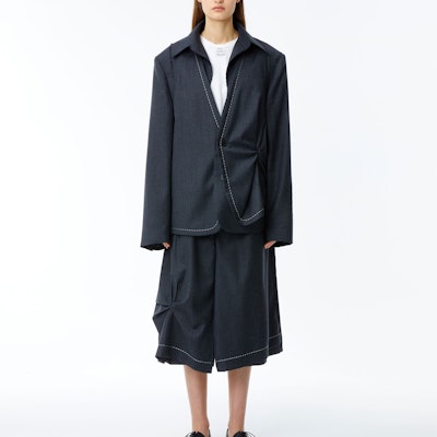 (W) ADER ERROR 宽松褶皱细节西装外套 灰色 BN01SSBZ0204GR Purchase (W) ADER ERROR 宽松褶皱细节西装外套 灰色 BN01SSBZ0204GR