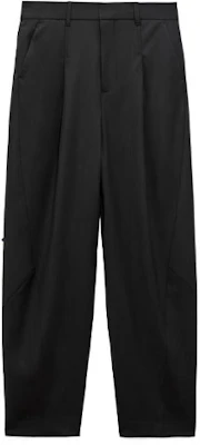 (Women) ADER ERROR Black Pleated Straight-Leg Casual Pants 02013455800-34 Buy (Women) ADER ERROR Black Pleated Straight-Leg Casual Pants 02013455800-34