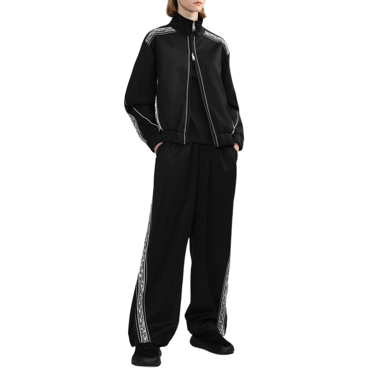 Details for (W) ADER ERROR 刺绣女士飞行夹克 - 黑色 BN01SSJK0401BK