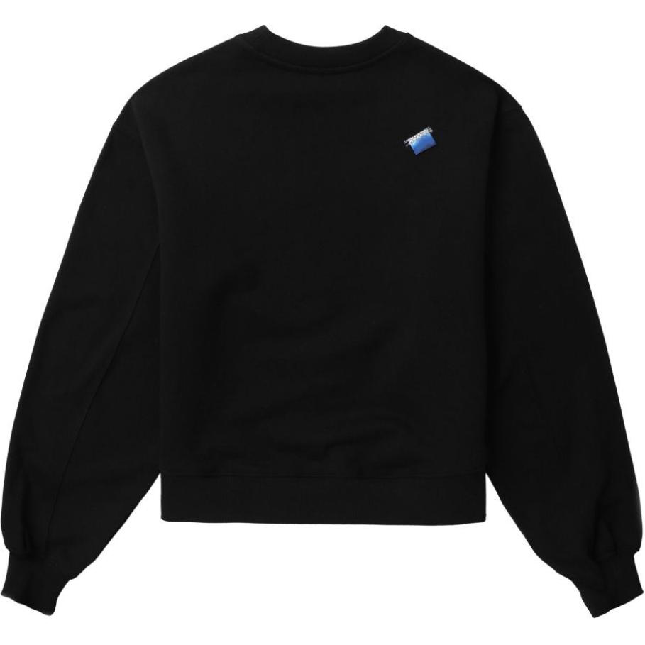 Lookbook (W) ADER ERROR Logo补丁宽松版圆领卫衣 黑色 BN01SSSW0102BK