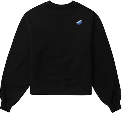 (W) ADER ERROR Logo补丁宽松版圆领卫衣 黑色 BN01SSSW0102BK Lookbook (W) ADER ERROR Logo补丁宽松版圆领卫衣 黑色 BN01SSSW0102BK