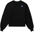 Lookbook (W) ADER ERROR Logo补丁宽松版圆领卫衣 黑色 BN01SSSW0102BK