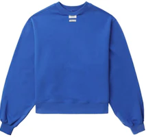 (Women) ADER ERROR Logo Patch Round Neck Oversized Sweatshirt - Royal Blue BN01SSSW0102BL (Women) ADER ERROR Logo Patch Round Neck Oversized Sweatshirt - Royal Blue BN01SSSW0102BL