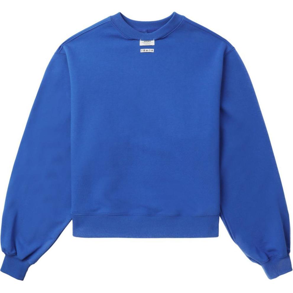 Order (W) ADER ERROR 徽标圆领宽松卫衣 - 皇家蓝 BN01SSSW0102BL