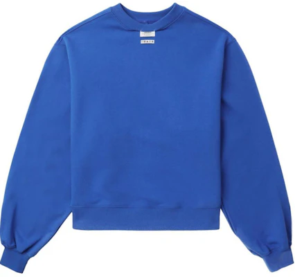 (W) ADER ERROR 徽标圆领宽松卫衣 - 皇家蓝 BN01SSSW0102BL Order (W) ADER ERROR 徽标圆领宽松卫衣 - 皇家蓝 BN01SSSW0102BL