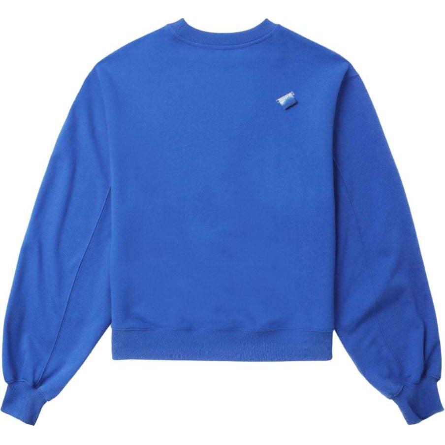 Lookbook (W) ADER ERROR 徽标圆领宽松卫衣 - 皇家蓝 BN01SSSW0102BL