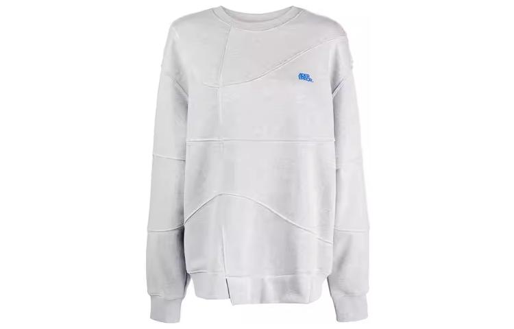 Order (W) Sudadera Gris de Manga Larga y Cuello Redondo Oversized ADER ERROR BMADSSSW0104GR