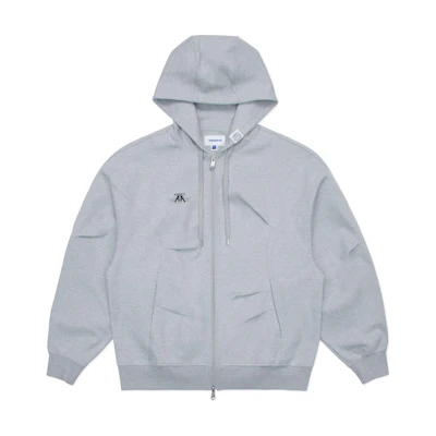 (Women) ADER ERROR Oversized Zip-Up Hoodie Women’s Grey BN01SSHD0401GR