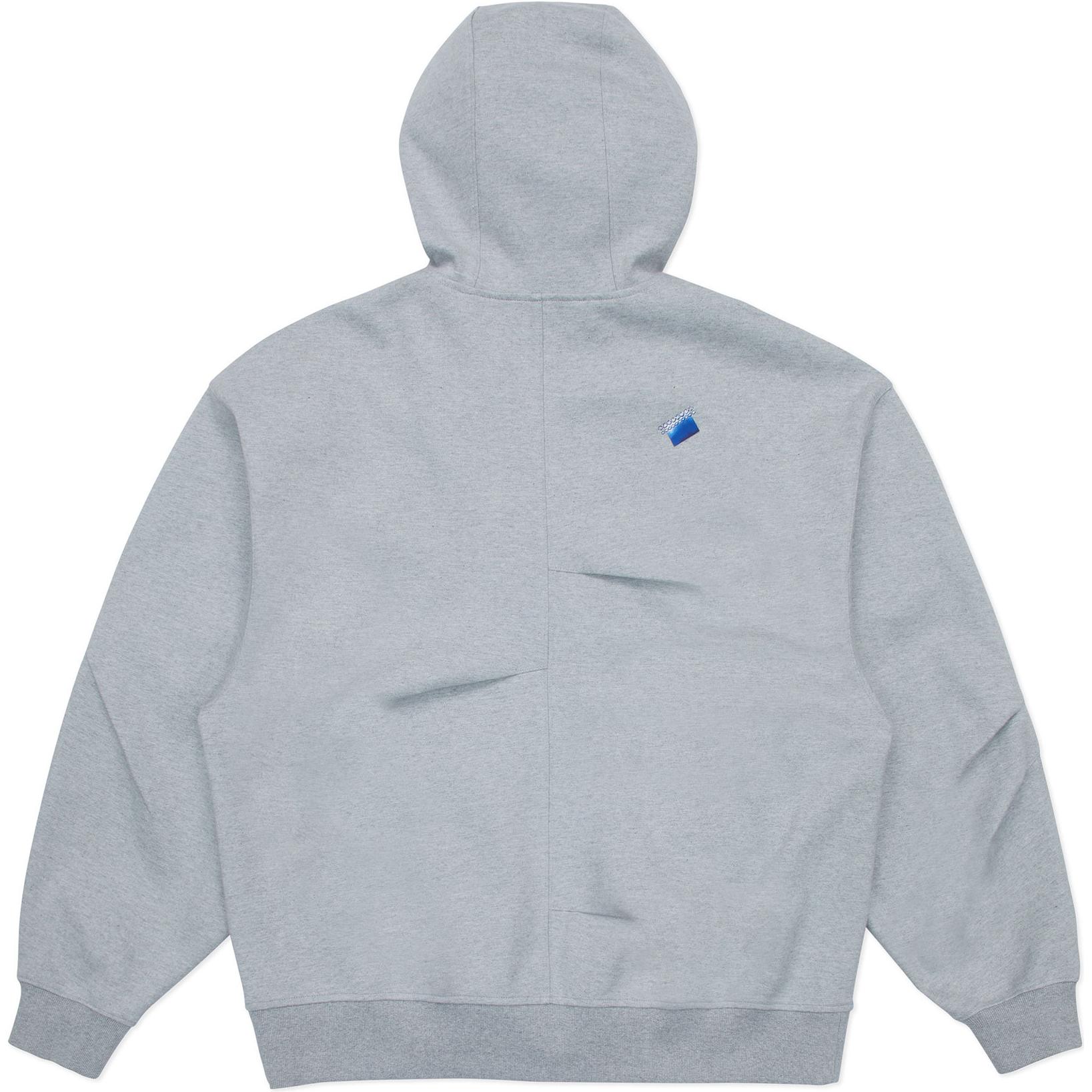 Lookbook (W) ADER ERROR 女士灰色宽松连帽拉链衫 BN01SSHD0401GR