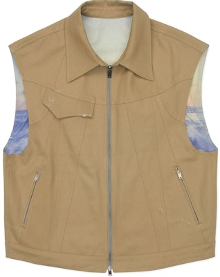 (W) ADER ERROR Vest Reversible Zip-Up Wanita Coklat Muda BN01SSVE0102BG Buy (W) ADER ERROR Vest Reversible Zip-Up Wanita Coklat Muda BN01SSVE0102BG