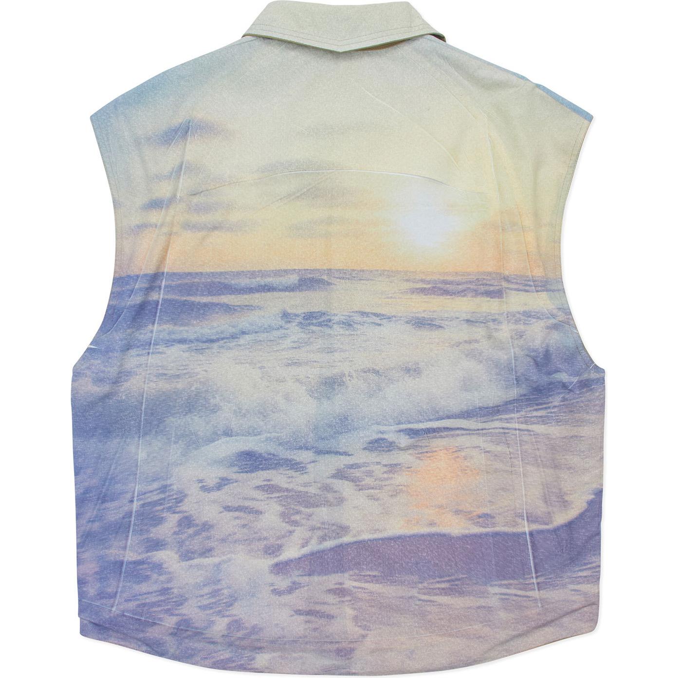 Purchase (W) ADER ERROR Vest Reversible Zip-Up Wanita Coklat Muda BN01SSVE0102BG