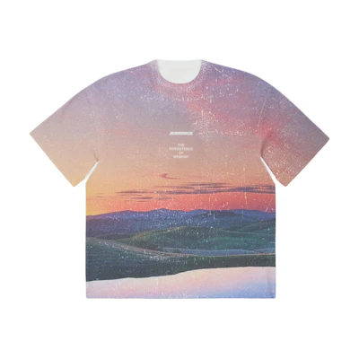 (Women) ADER ERROR Seasonal Letter Print Loose Knit Short Sleeve T-Shirt Women Orange SS25 BO01SSKT0503OR