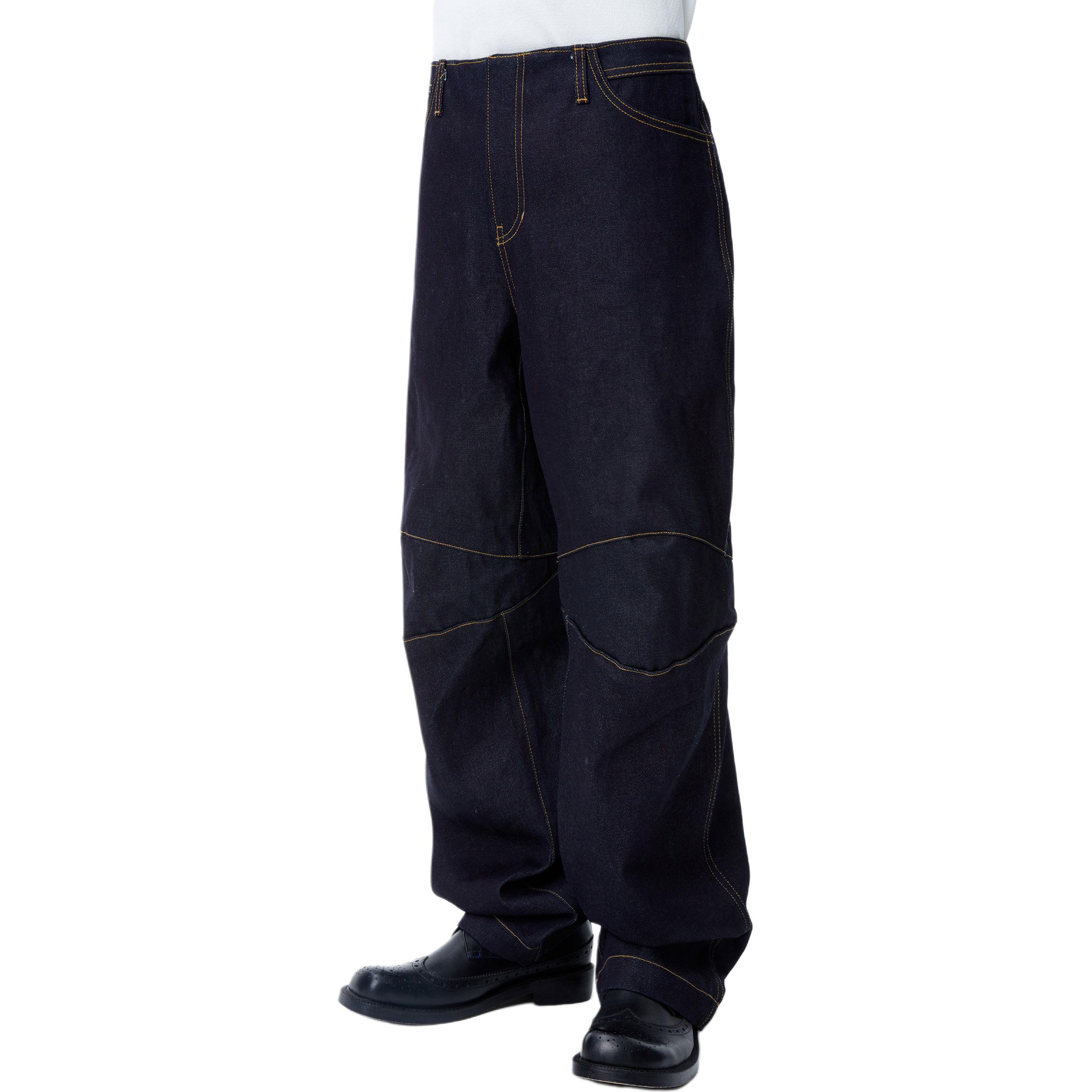 Details for (W) ADER ERROR Seluar Denim Rendah Santai Wanita Biru Tua BN01SSJE0103DN