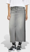 (Women) adidas 3-Stripes Denim Pencil Skirt - Washed Gray Denim KD2929 (Women) adidas 3-Stripes Denim Pencil Skirt - Washed Gray Denim KD2929