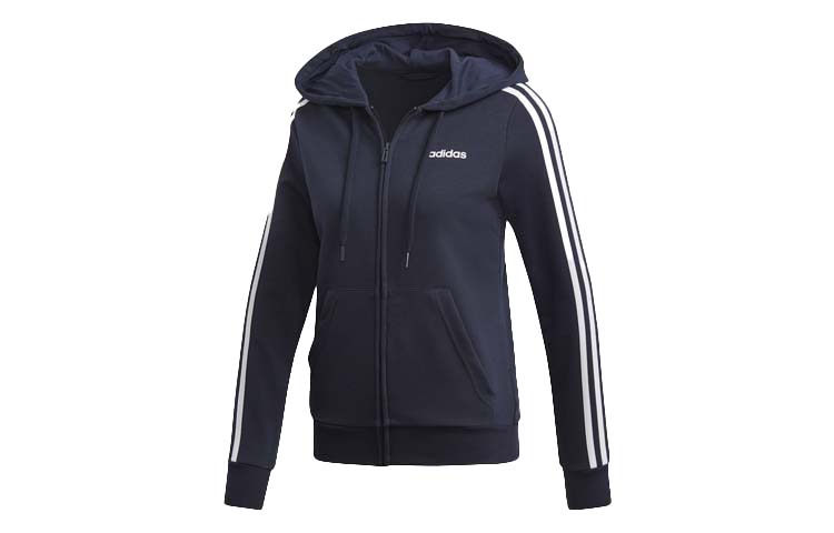 (Women) adidas 3-Stripes Fitted Jacket - Legend Ink Blue DU0656