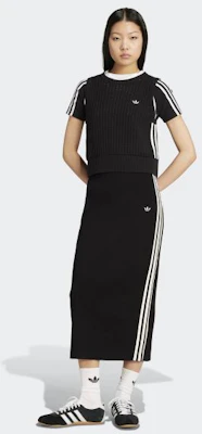 (W) adidas 3-Stripes Skirt Rajut - Hitam JW2661 Purchase (W) adidas 3-Stripes Skirt Rajut - Hitam JW2661