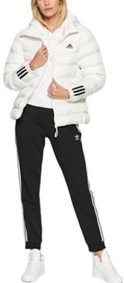 (W) adidas 三條紋格紋帶Logo印花外套 白色 GT1713 Lookbook (W) adidas 三條紋格紋帶Logo印花外套 白色 GT1713