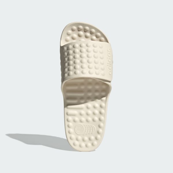 Lookbook アディダス 360REC スライド オフホワイト/オフホワイト/オフホワイト JQ8057
