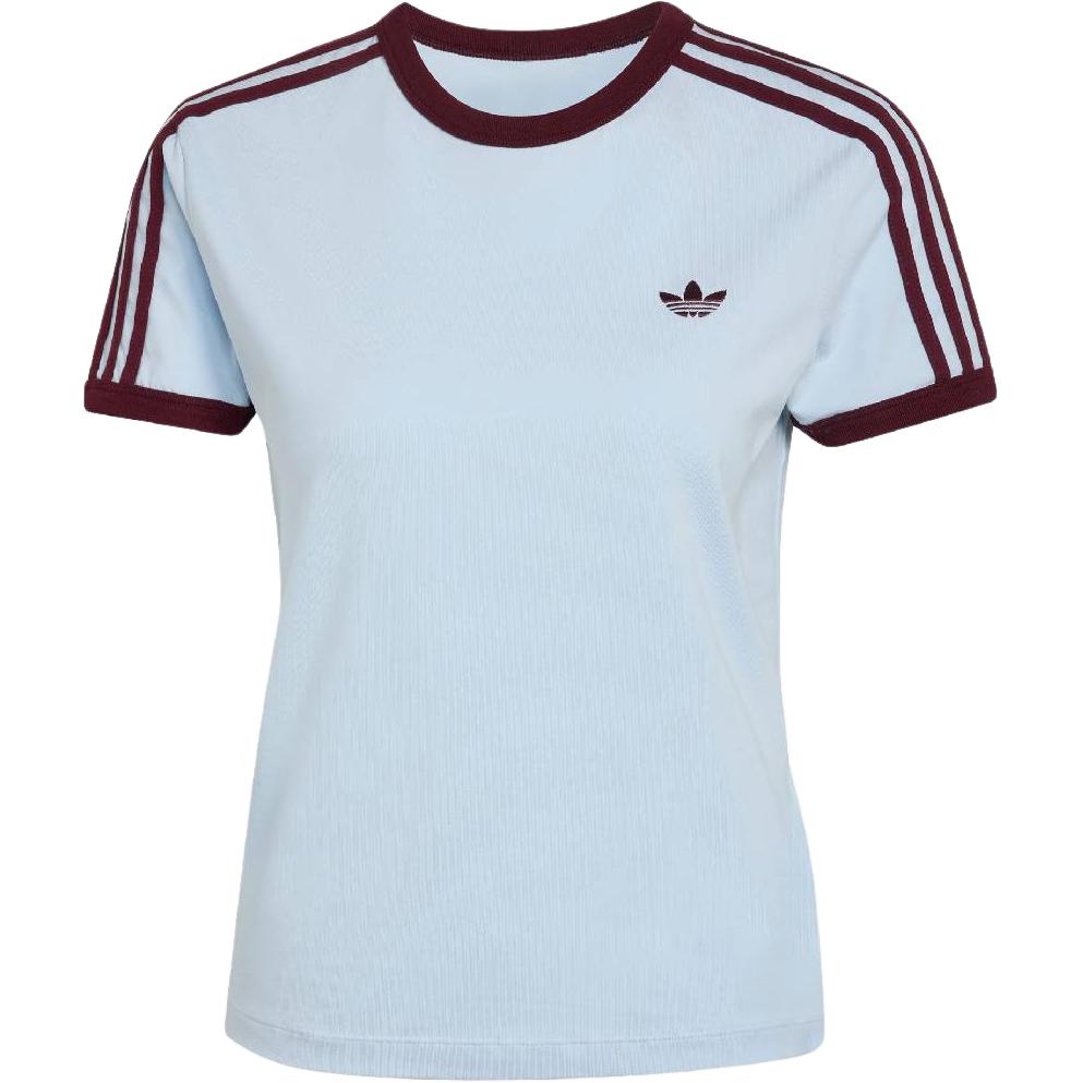 (Women) adidas 3 Stripes Slim Fit Casual Crewneck T-Shirt KD3684
