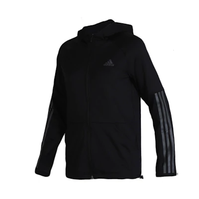 (Women) adidas 3S Training Hoodie Jacket Black EB5593