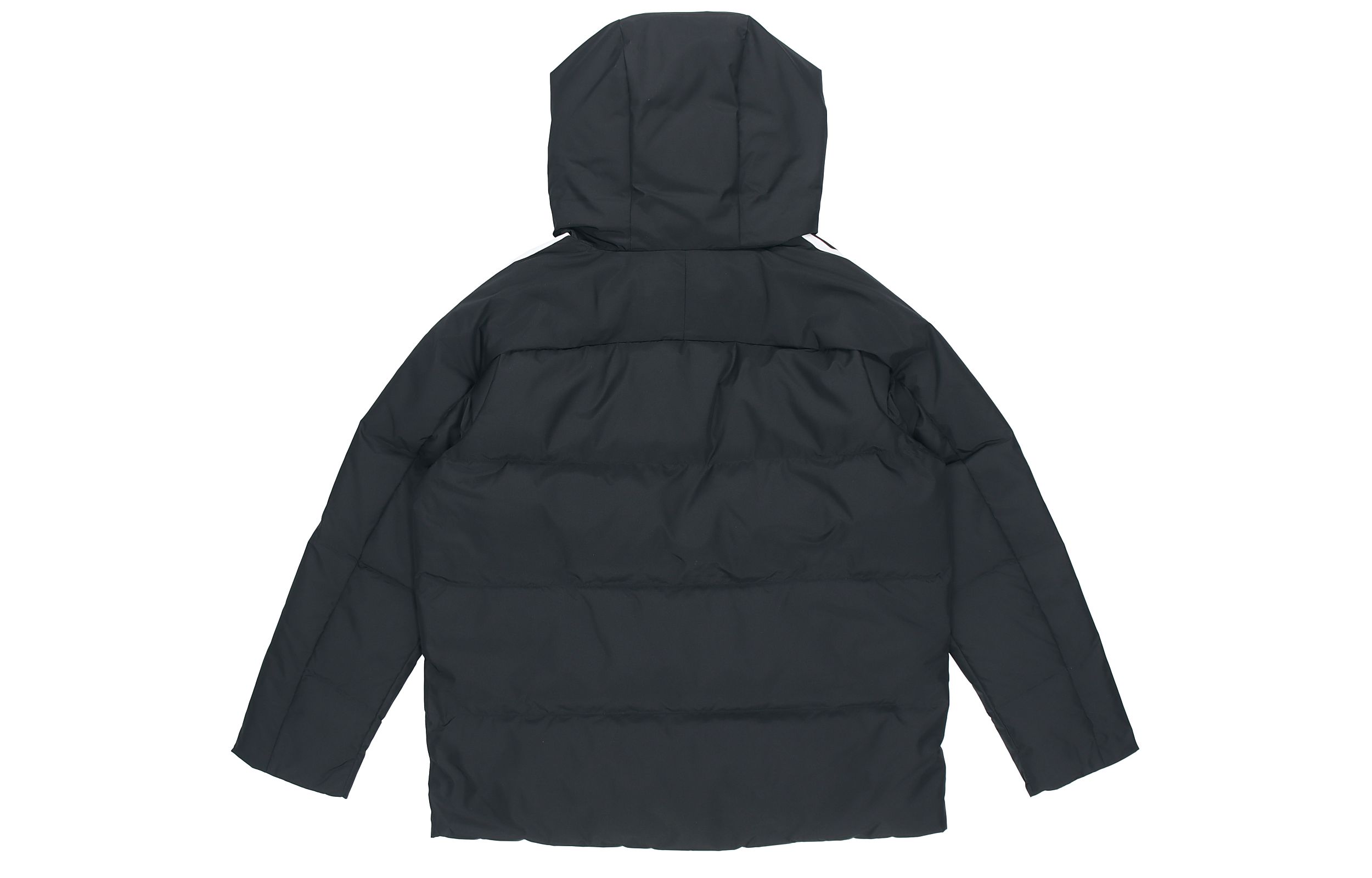 (Women) adidas 3St Puff Jacket Lightweight Down Coat Black Winter Hoodie H23063 圖 3