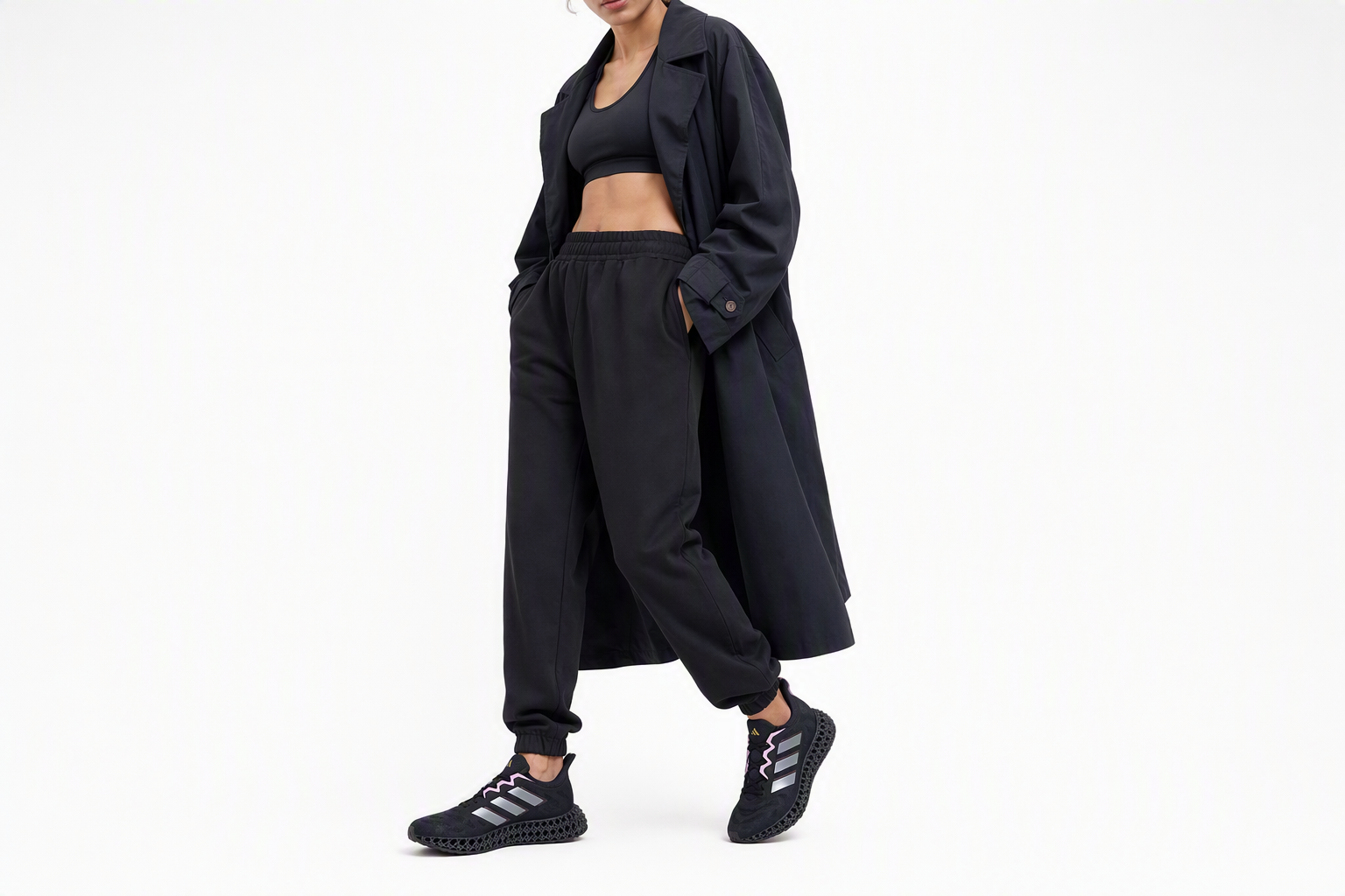 Order (Women) adidas 4DFWD 3 'Black Lilac Silver' ID3501