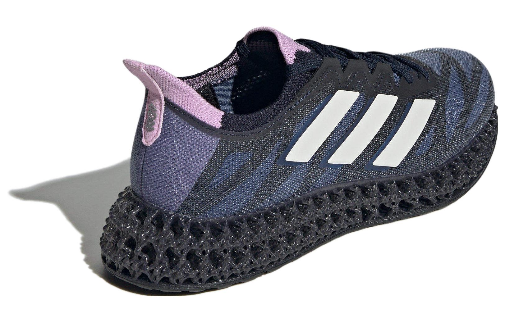 Lookbook adidas 4D FWD 3 圓頭舒適 防滑耐磨 低幫 跑步鞋 女款 深藍色