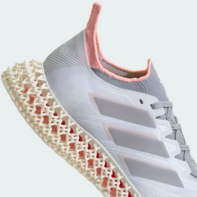 (W) Adidas 4DFWD 4 Hardloopschoenen Wit/Zilver/Spark ID8311 3