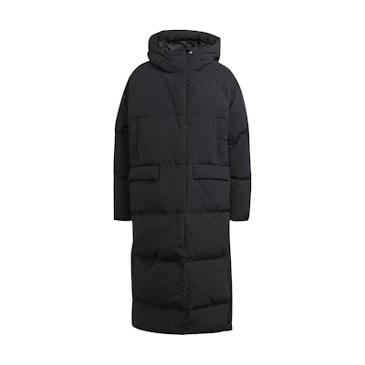 (Women) adidas 530 Black Down Jacket Long Sleeve Hoodie Solid Color IK3159