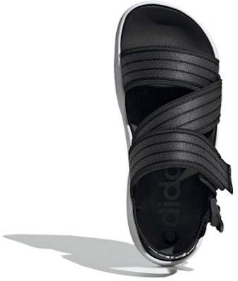 (W) adidas 90s Sandal Velcro Kasual Hitam Kelabu Putih 'Black Grey White' EG7647 Shop (W) adidas 90s Sandal Velcro Kasual Hitam Kelabu Putih 'Black Grey White' EG7647