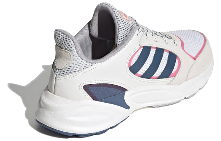 Lookbook adidas neo 90S VALASION 防滑耐磨 低筒 跑步鞋 女款 藍灰