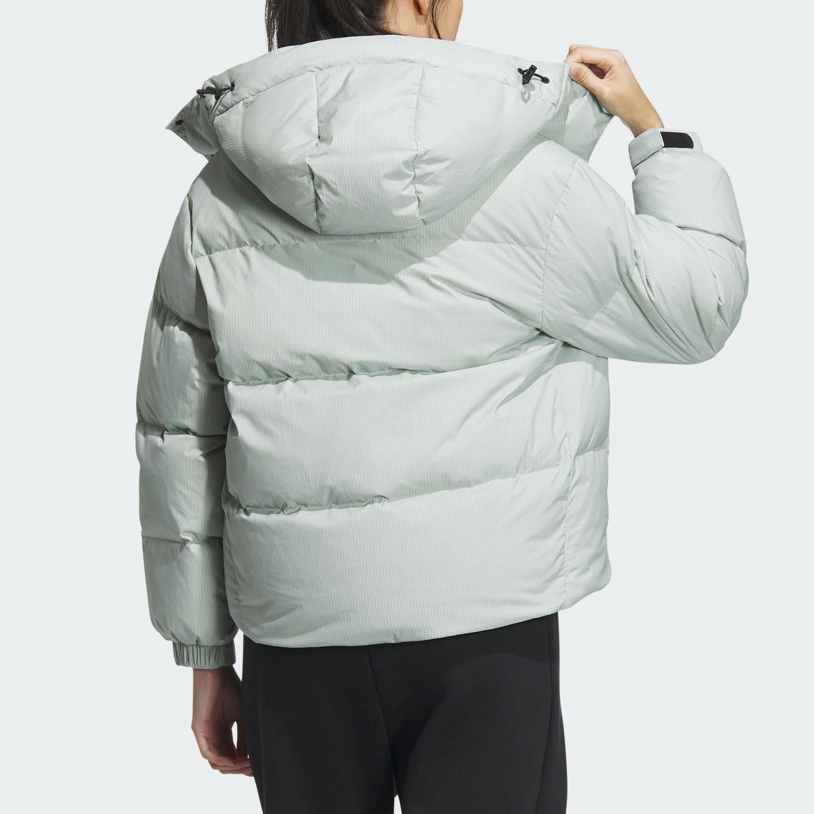 (Women) adidas  600 Fill ClimaWarm Water-Repellent Puffer Jacket Mint Green. IW0774 圖 4