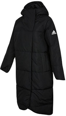 (Women) adidas Big Baffle Down Coat Black Mid-Length Winter Jacket. GT6539 Buy (Women) adidas Big Baffle Down Coat Black Mid-Length Winter Jacket. GT6539