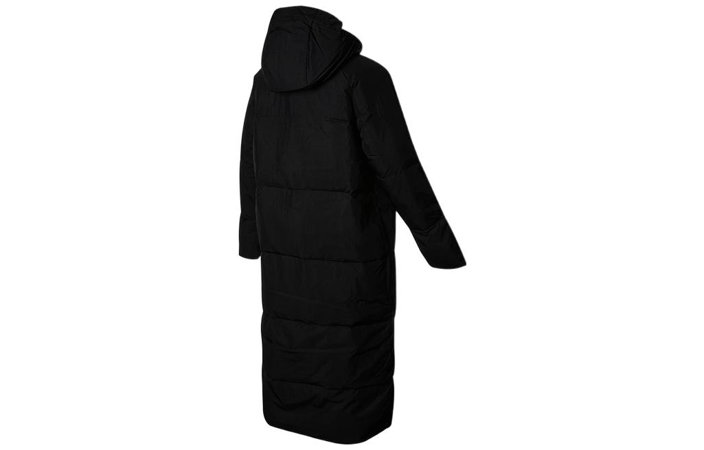 Lookbook (Women) adidas  Big Baffle Down Coat Black Mid-Length Winter Jacket. GT6539