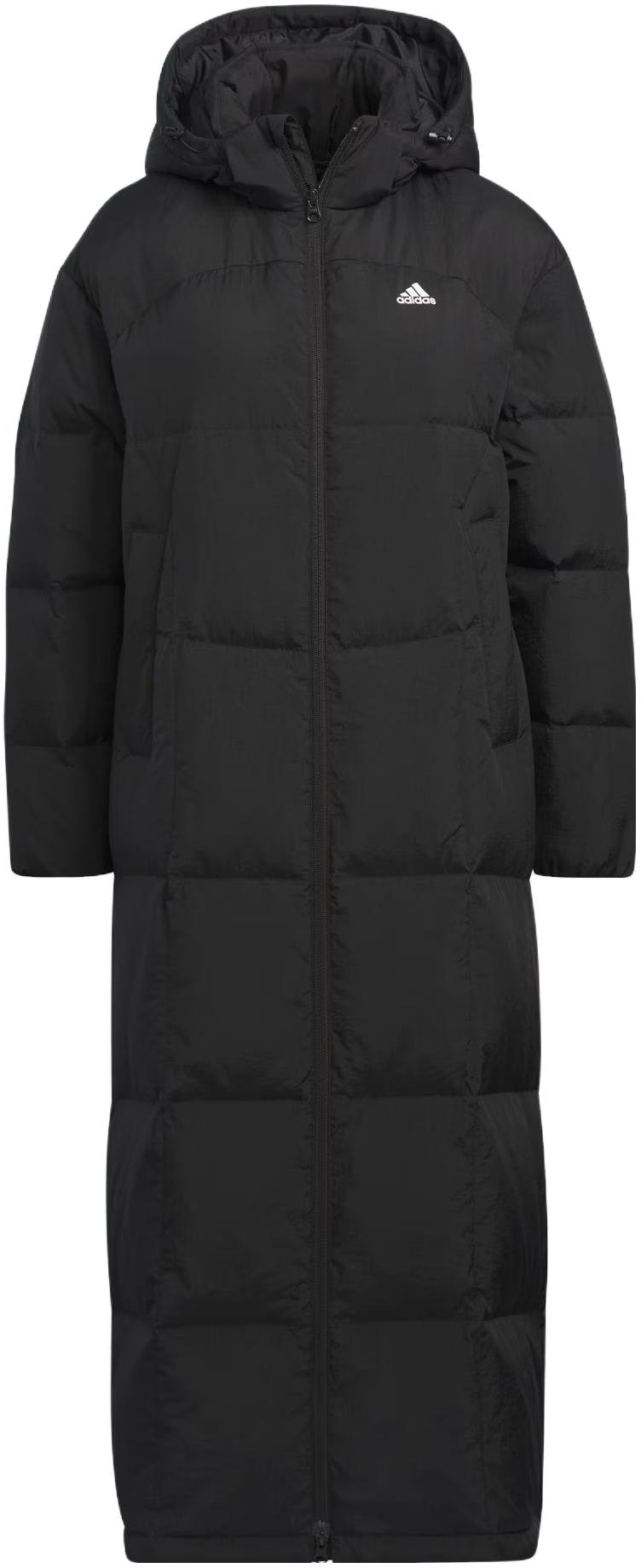 women-adidas-black-long-down-jacket-with-triple-stripes-and-hood-ik-2385