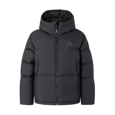 (Women) adidas Black Puffer Jacket Hoodie Casual Lifestyle Series. JV6192
