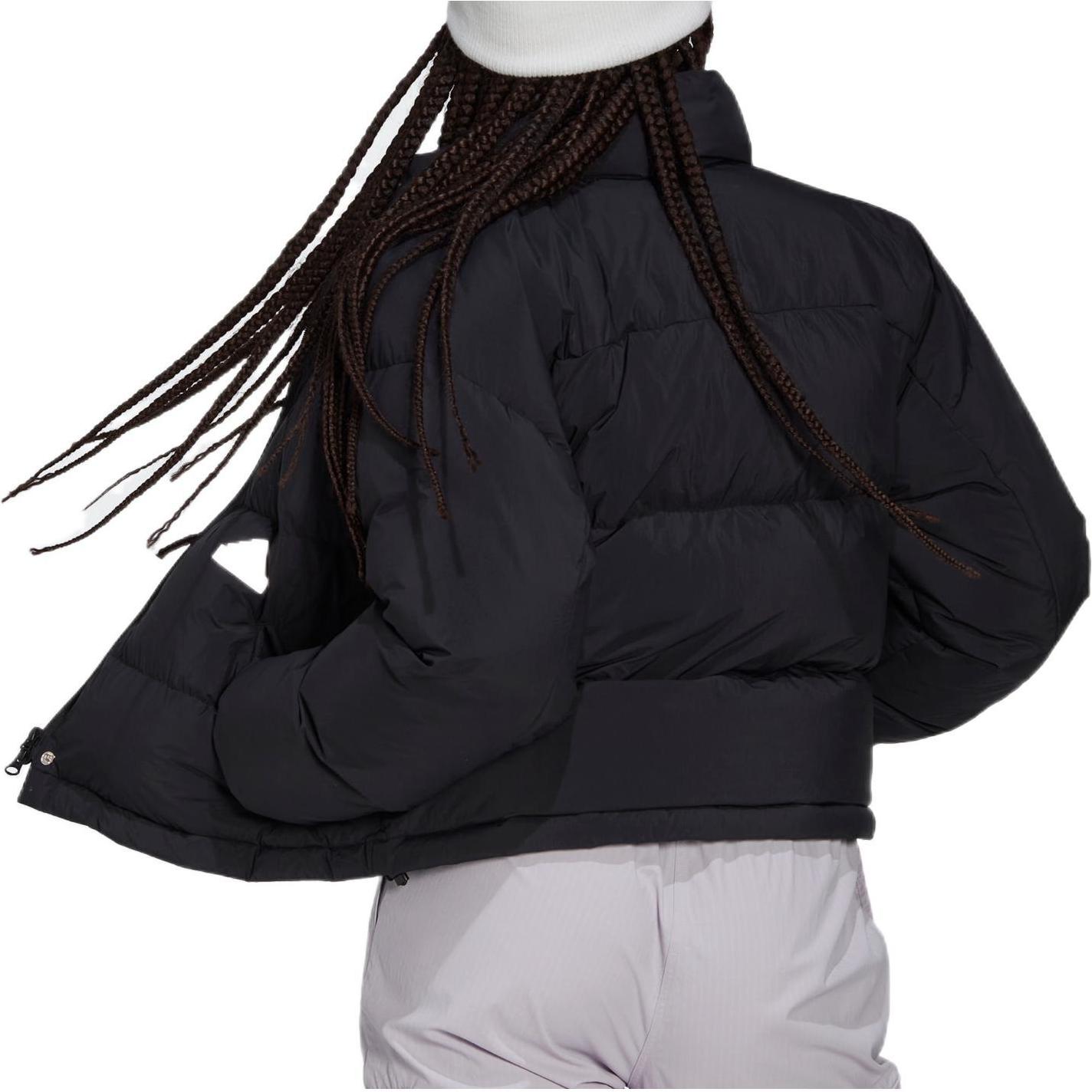 (Women) adidas  Black Puffer Jacket with Logo and Stand Collar. HG4376 圖 6