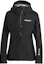 Buy (Women) adidas Black Waterproof Windbreaker Outdoor Jacket with Letter Print. HN2904