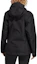 Purchase (Women) adidas Black Waterproof Windbreaker Outdoor Jacket with Letter Print. HN2904