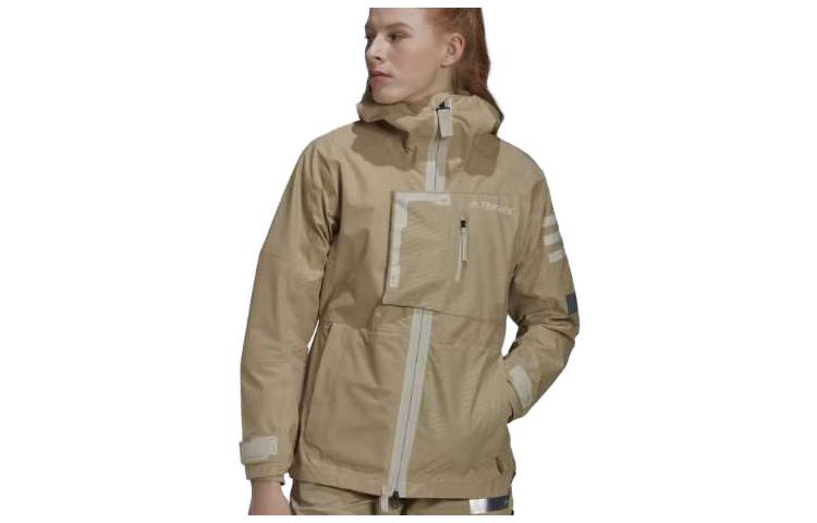 (Women) adidas  Casual Sports Hooded Long Sleeve Jacket - Khaki HB4060 圖 2