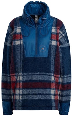 (Women) adidas Colorblock Half-Zip Retro Track Jacket - Blue HI6076 Order (Women) adidas Colorblock Half-Zip Retro Track Jacket - Blue HI6076