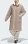 Lookbook (Women) adidas Comfort Padded Colorblock Long Coat Jacket Pink Brown. IL8953