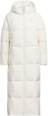 (W) 아디다스 삼선 다운 재킷, 캐주얼 후드 코트 - 오프 화이트. IK2384 Buy (W) 아디다스 삼선 다운 재킷, 캐주얼 후드 코트 - 오프 화이트. IK2384