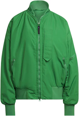 (W) adidas Jaket Bomber Zip-Up Hijau dengan Kolar Berdiri HI0926 Order (W) adidas Jaket Bomber Zip-Up Hijau dengan Kolar Berdiri HI0926