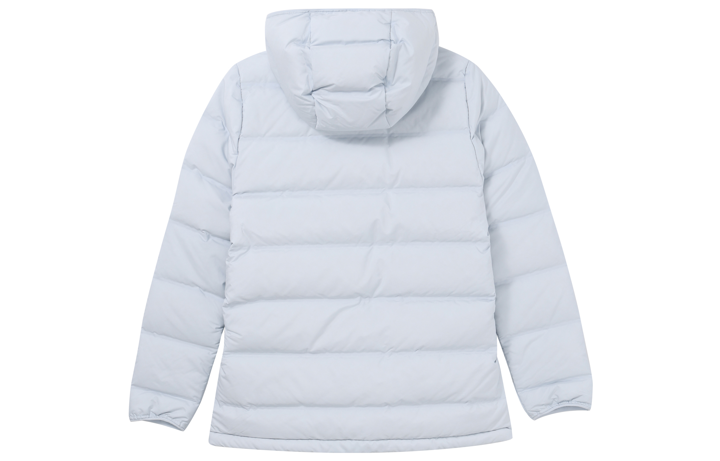 (Women) adidas  Light Blue Logo Printed Hooded Down Jacket. GQ7133 圖 3