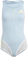 Order (Women) adidas Light Blue Sleeveless Breathable Pullover Jumpsuit IK6029