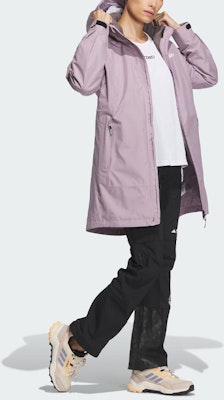 (W) Chaqueta Impermeable Outdoor Rosa adidas 3 en 1 con Relleno de Plumón 800. IP0728 Details for (W) Chaqueta Impermeable Outdoor Rosa adidas 3 en 1 con Relleno de Plumón 800. IP0728