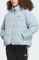 (W) 아디다스 프린트 방수 다운 재킷 라이트 블루 캐주얼 후디 IL8937 Lookbook (W) 아디다스 프린트 방수 다운 재킷 라이트 블루 캐주얼 후디 IL8937
